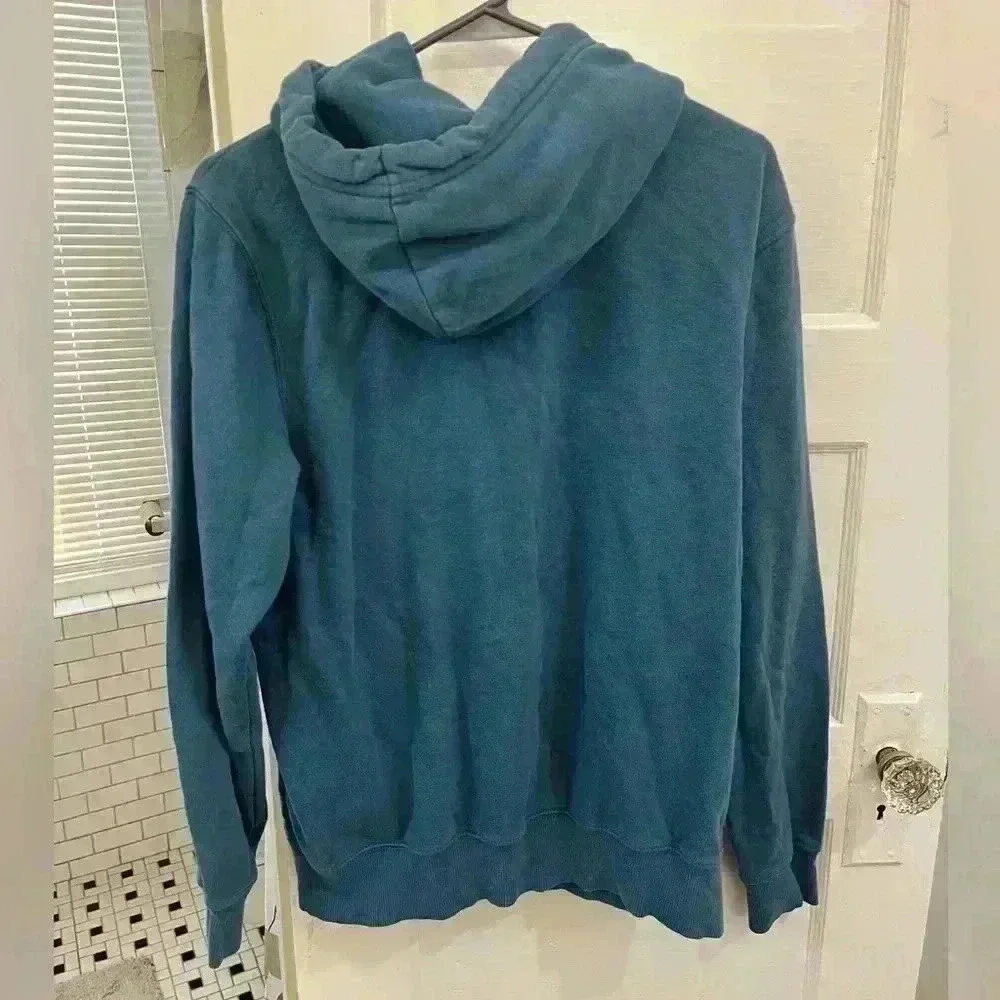 The North Face dusty blue casual hoodie size mens small‎